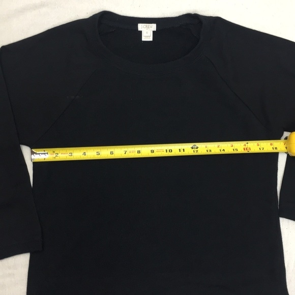 J Crew Factory woven sleeve sweatshirt small - Picture 5 of 8